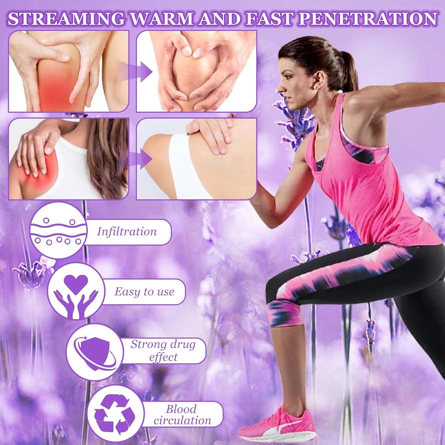 Magnesium Cream, Magnesium Sleep Cream, Relieves Joint and Muscle Pain